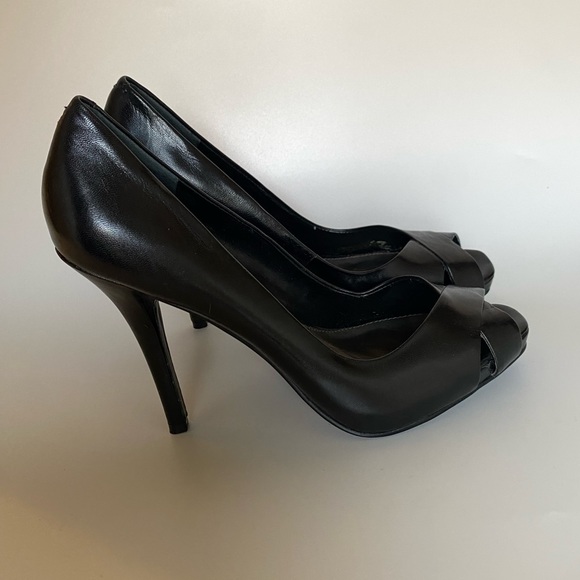 Nine West black 4” peep toe heels NWOT - Picture 4 of 6